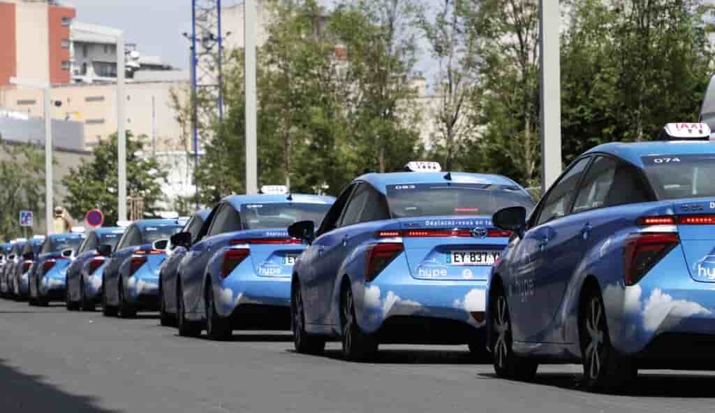 Hype, taxis, hydrogène, Toyota, Mirai