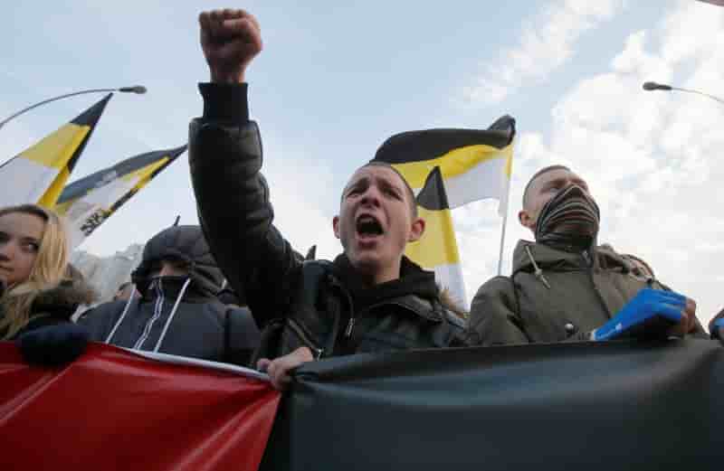 Manifestation nationaliste et anti-occidentale à Moscou