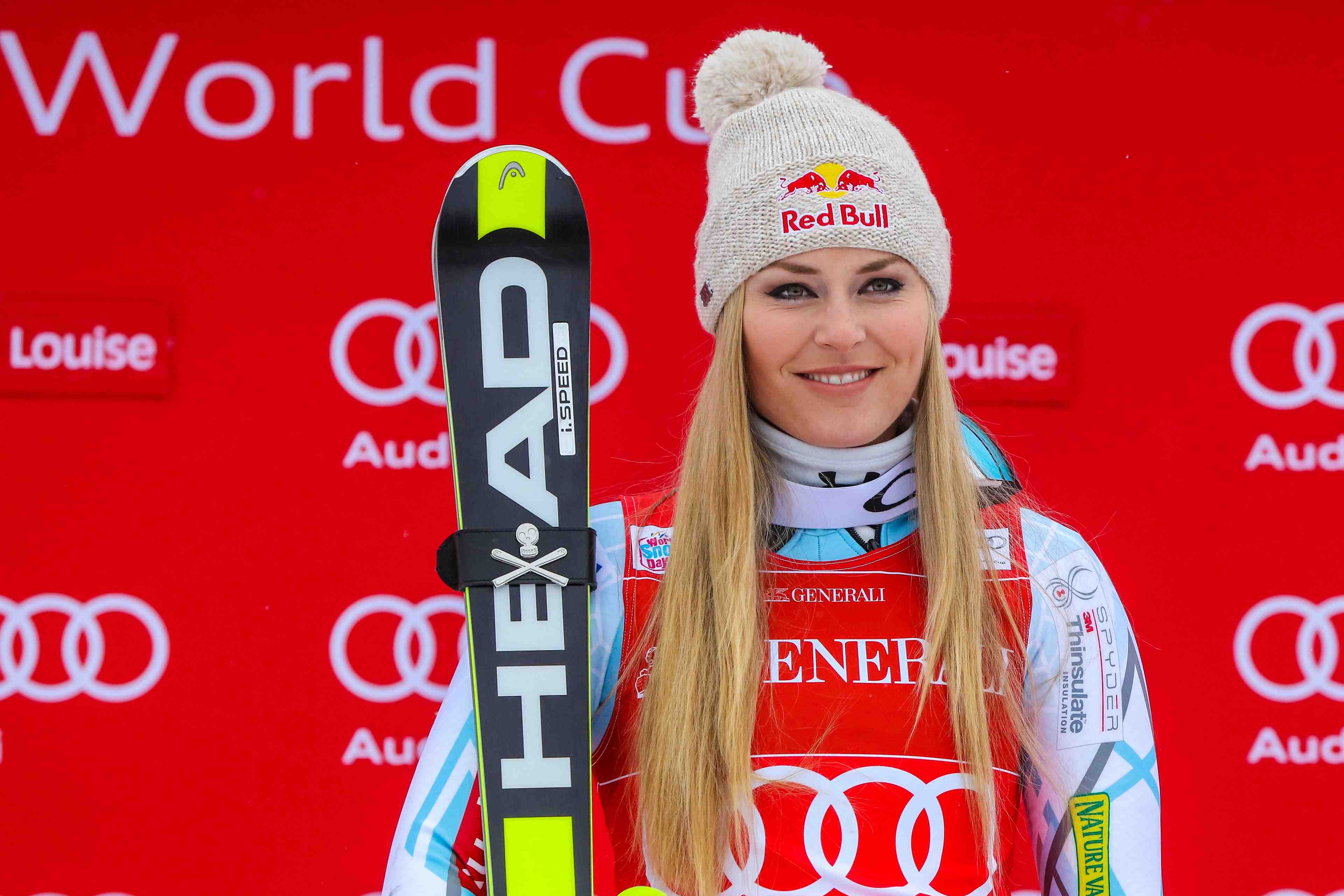 Lindsey vonn triple la mise a lake louise
