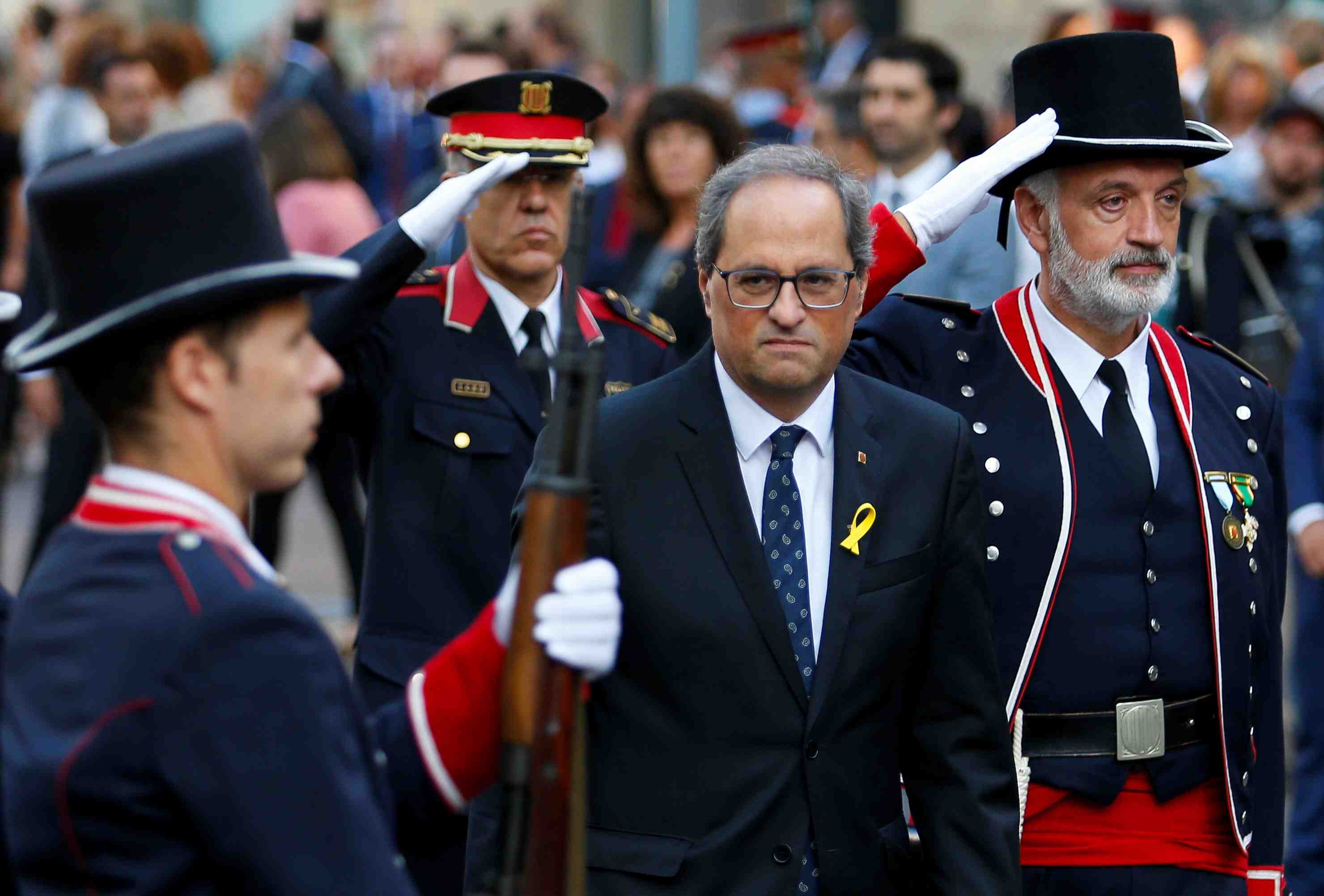 Les independantistes catalans se rassemblent a barcelone pour la "diada"