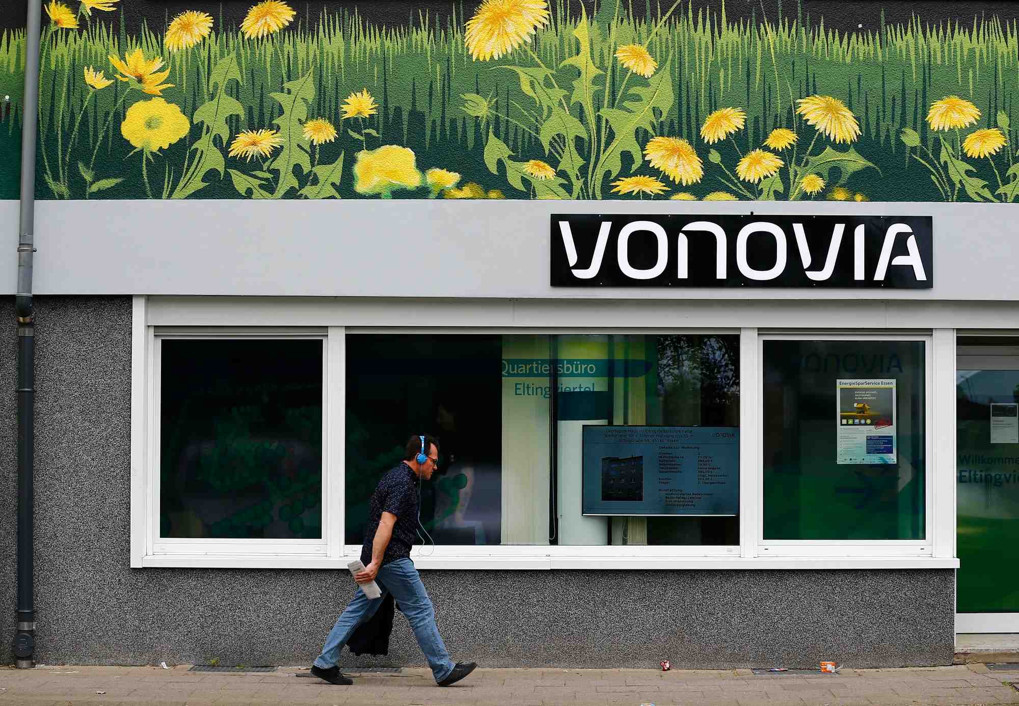 Le logo de la societe immobiliere allemande vonovia