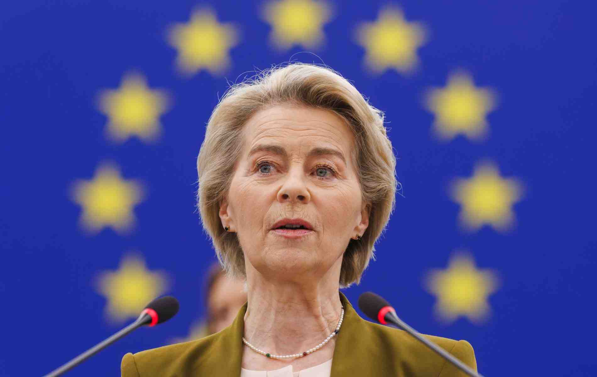 Ursula von der Leyen, la présidente de la Commission européenne.