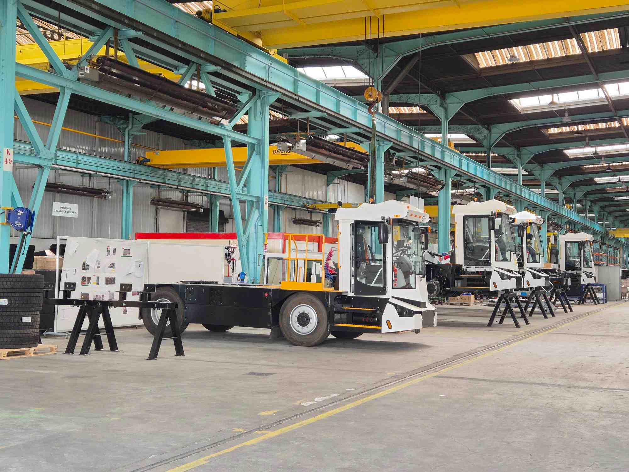 Le site Corail Tunnelier de constructions d'engins logistiques à Saint-Vallier en Saône-et-Loire.