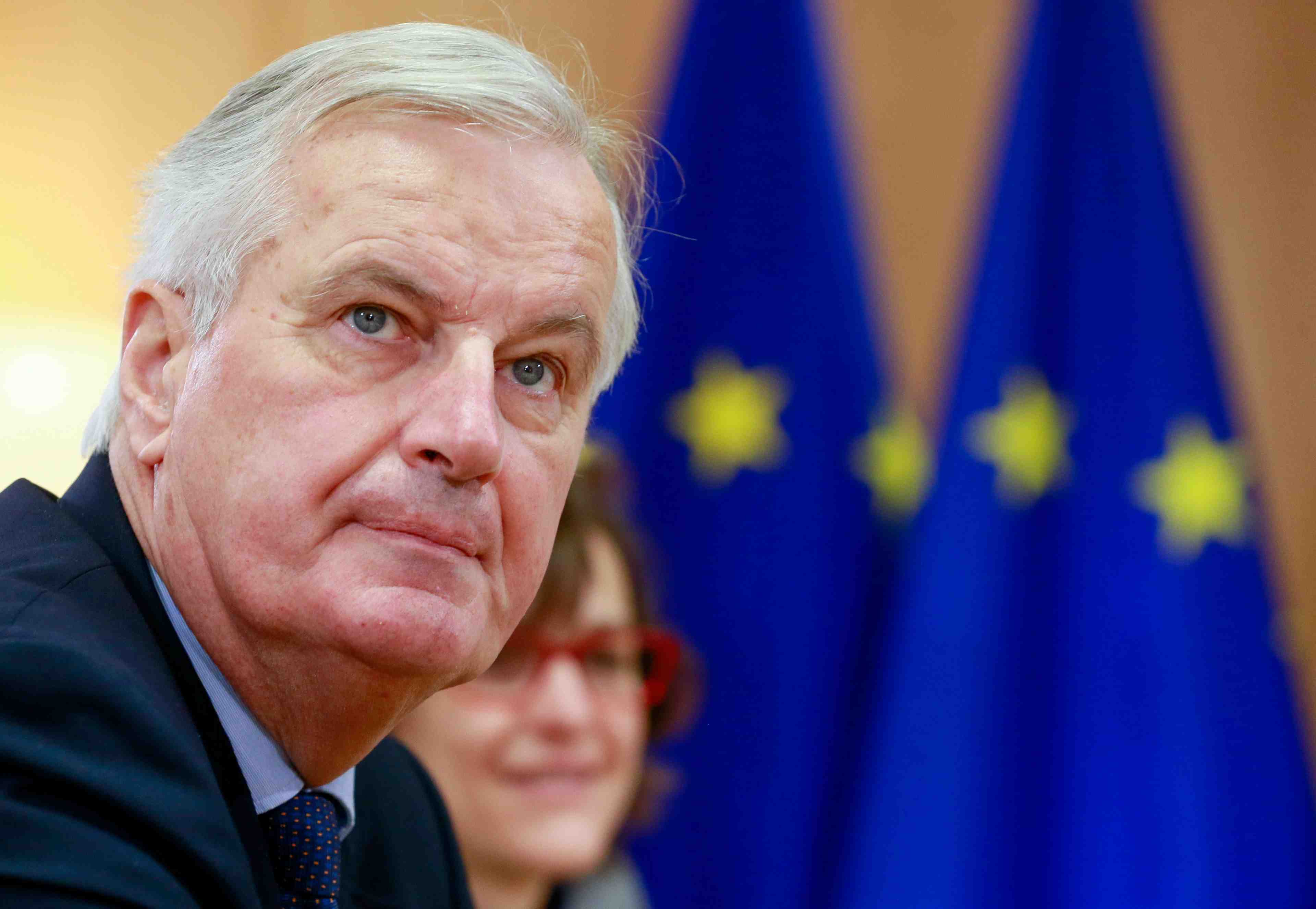 Barnier: le risque d'un brexit sans accord est plus eleve que jamais