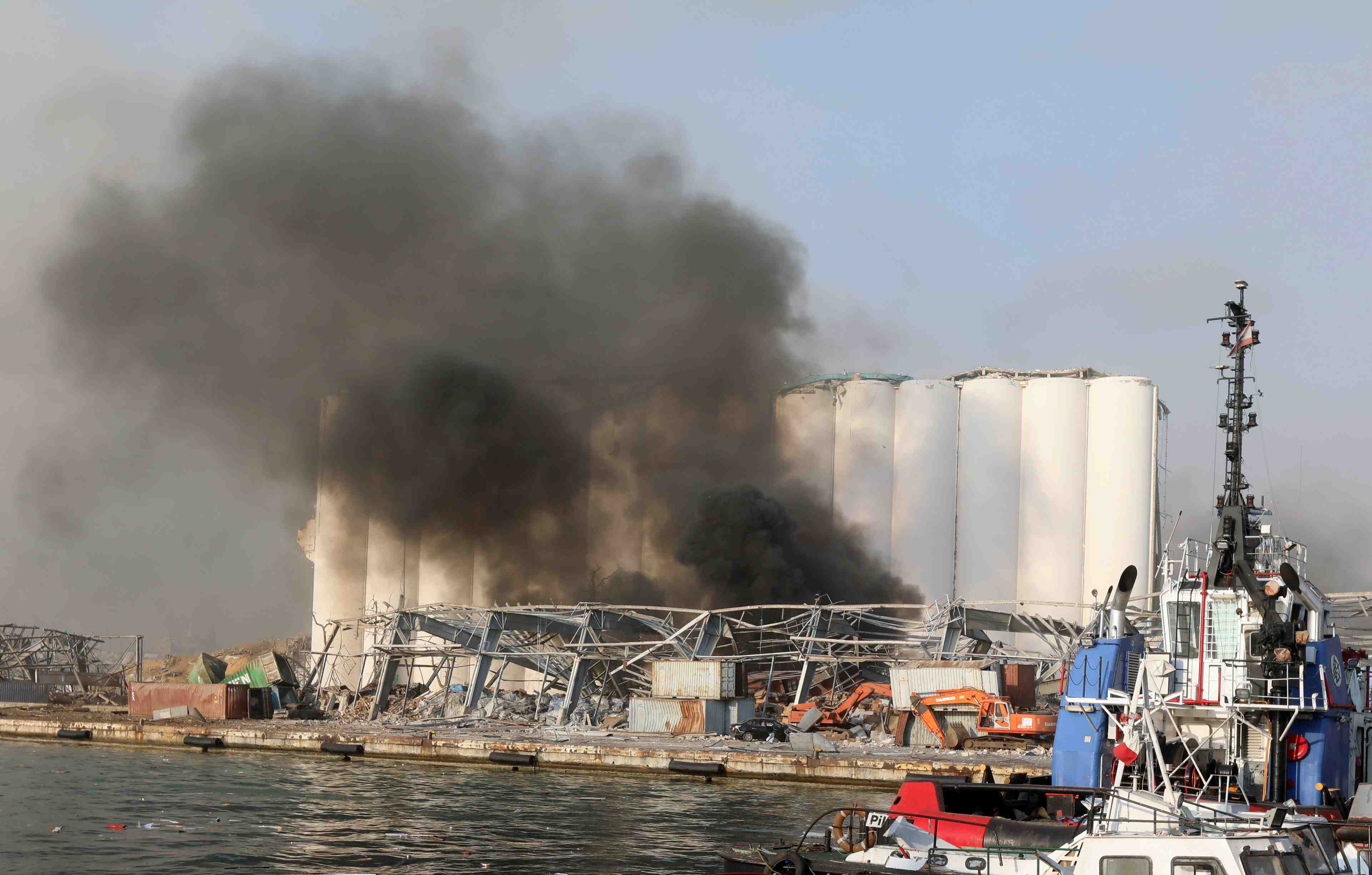 Liban: un navire de la finul touche par l'explosion, des blesses