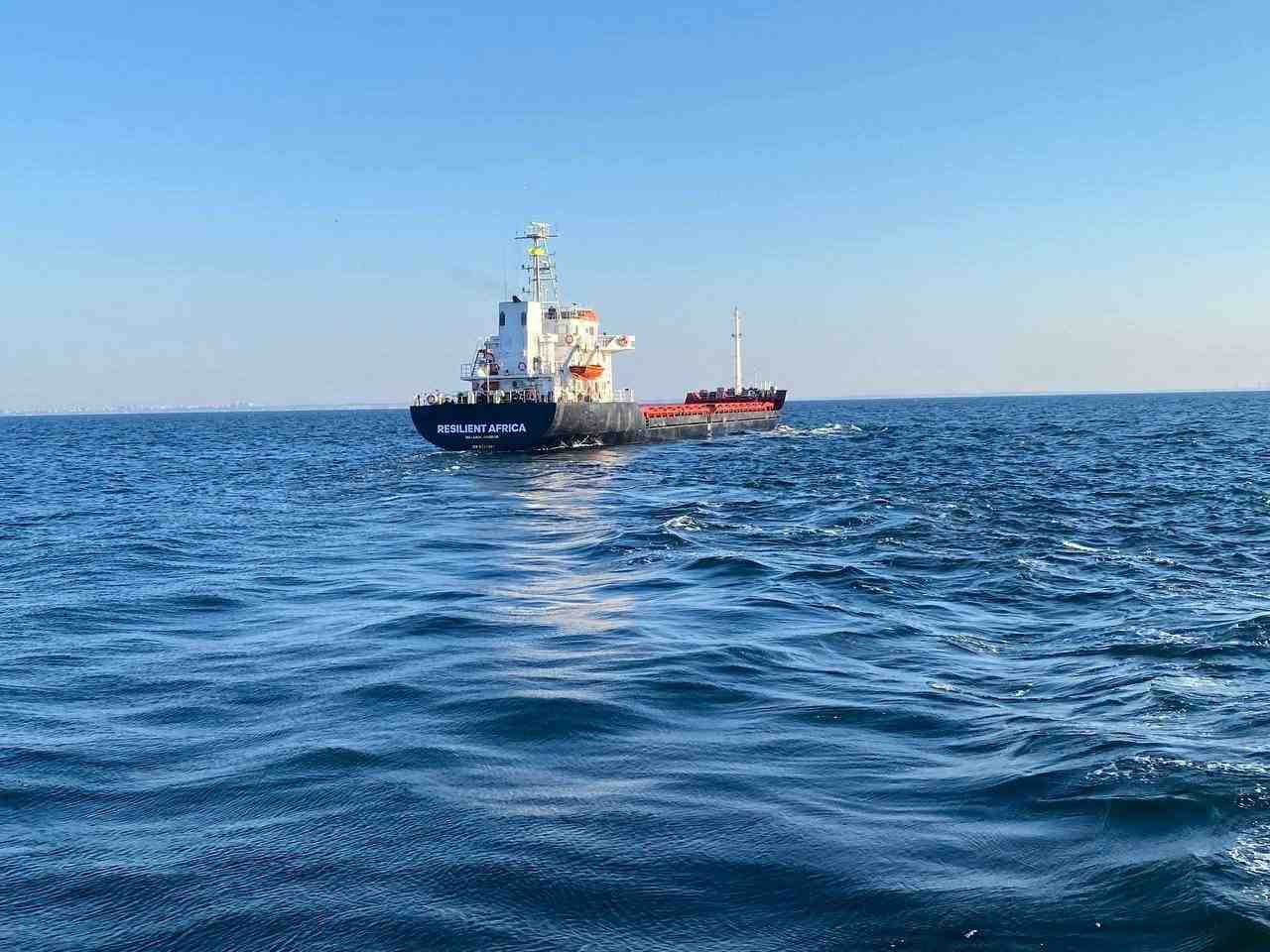 Le navire Resilient Africa a quitté le port de Tchornomorsk en Ukraine le 19 septembre 2023.