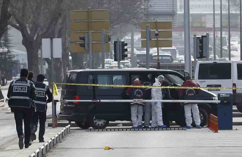 L'attentat d'ankara impute aux miliciens kurdes