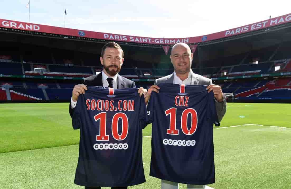 PSG socios crypto Chiliz Blockchain jetons Paris Saint Germain