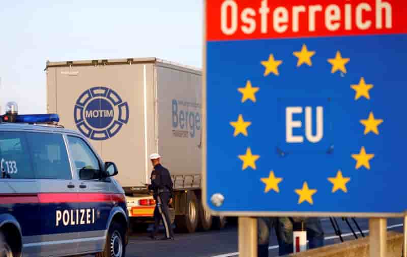 L'autriche renforce ses controles aux frontieres