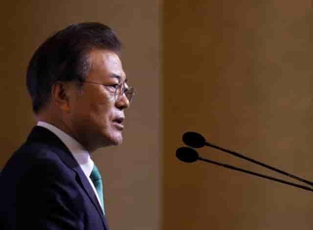 Moon souhaite une avancee sur la denuclearisation