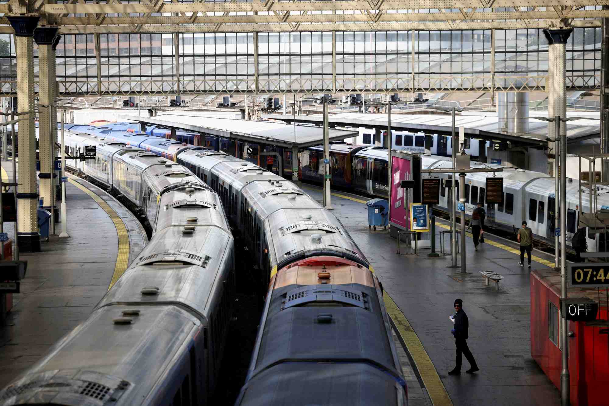 Une nouvelle greve perturbe le trafic ferroviaire britannique