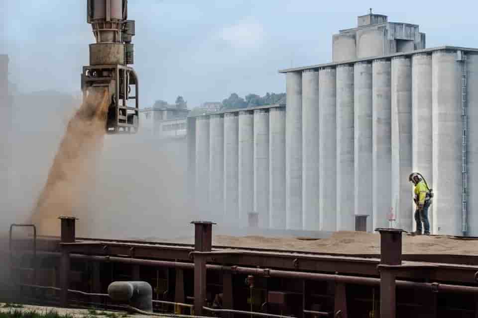 export céréales Rouen campagne 21/22