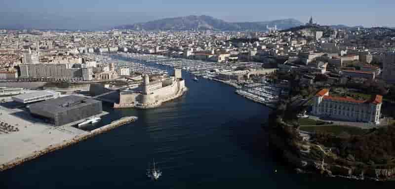 Marseille, Vieux Port, Mucem,