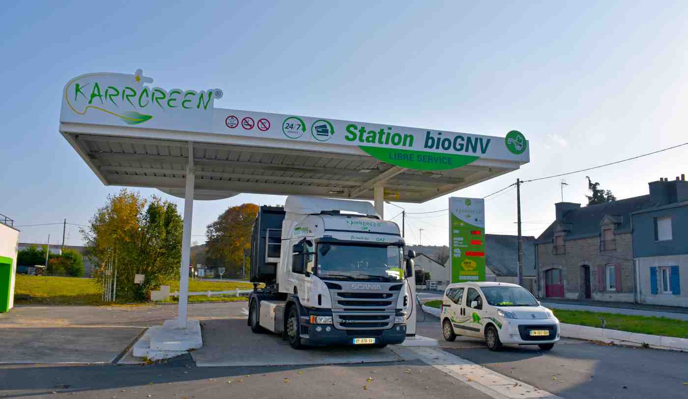 Liger, Kargreen, bioGNV, station-service, carburant, biométhane,