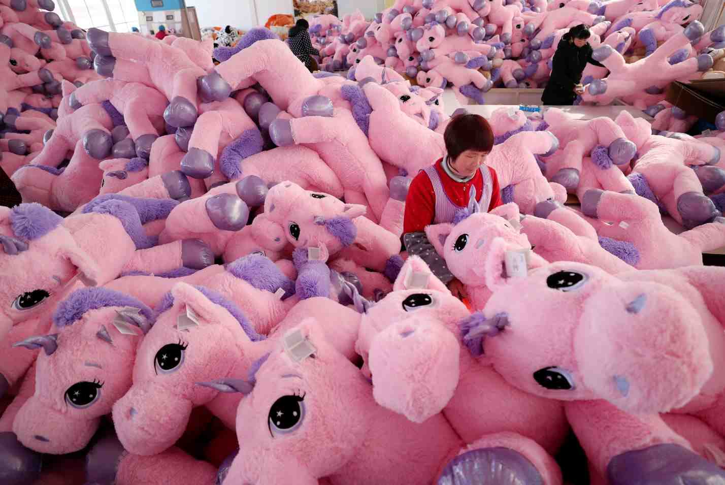 licorne peluches Chine