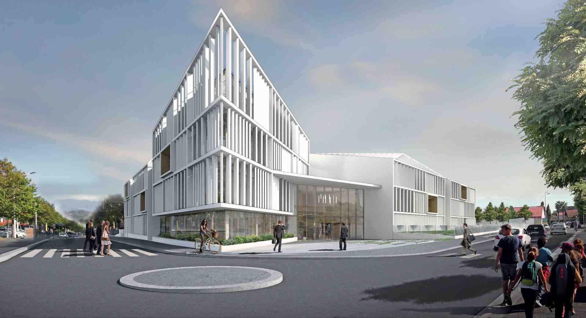 Le Connecteur, à Biarritz, financé par le Crédit agricole Pyrénées Gascogne et dessiné par Camborde Architectes sera livré au printemps 2021.