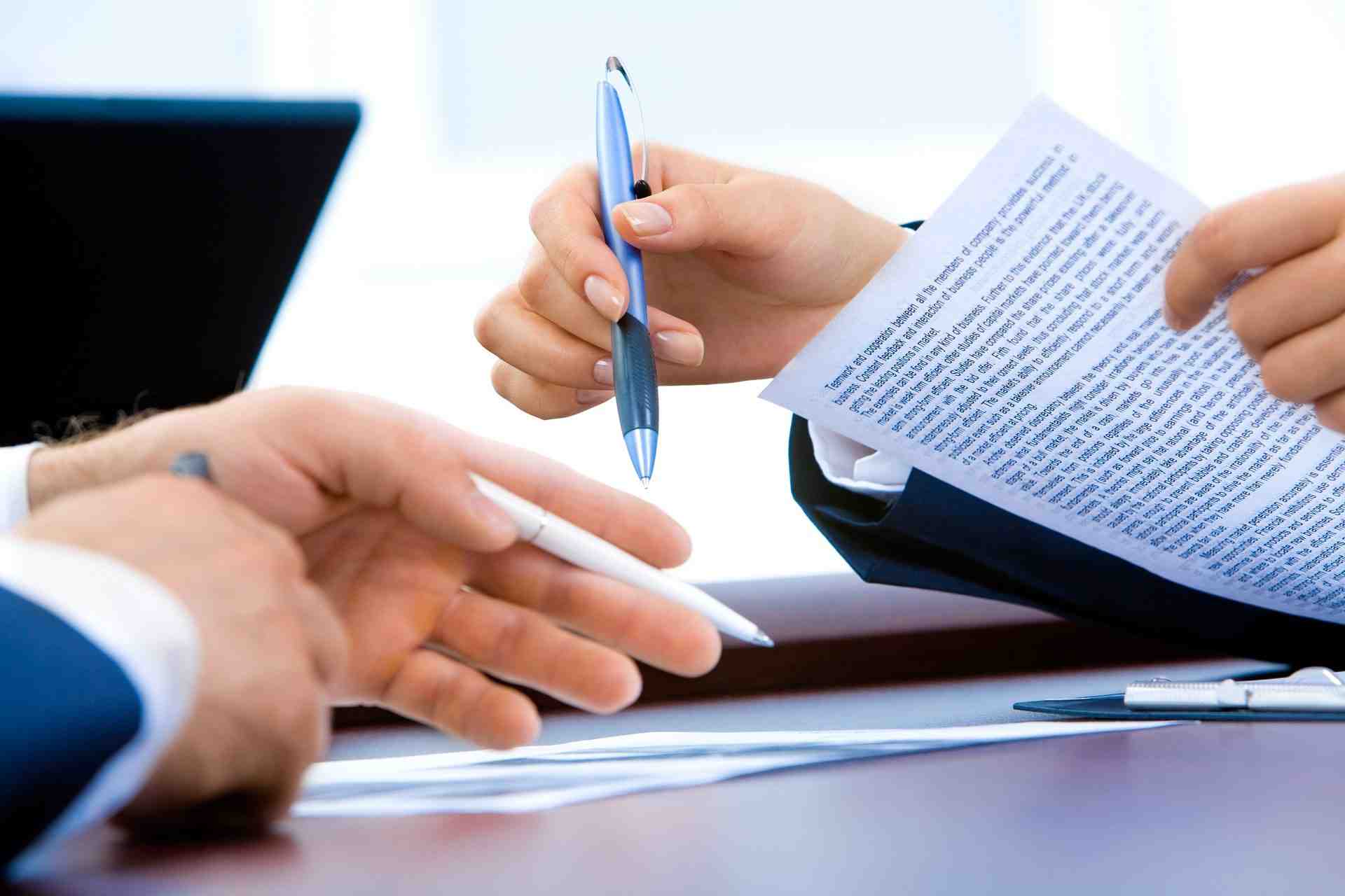 Signature contrat