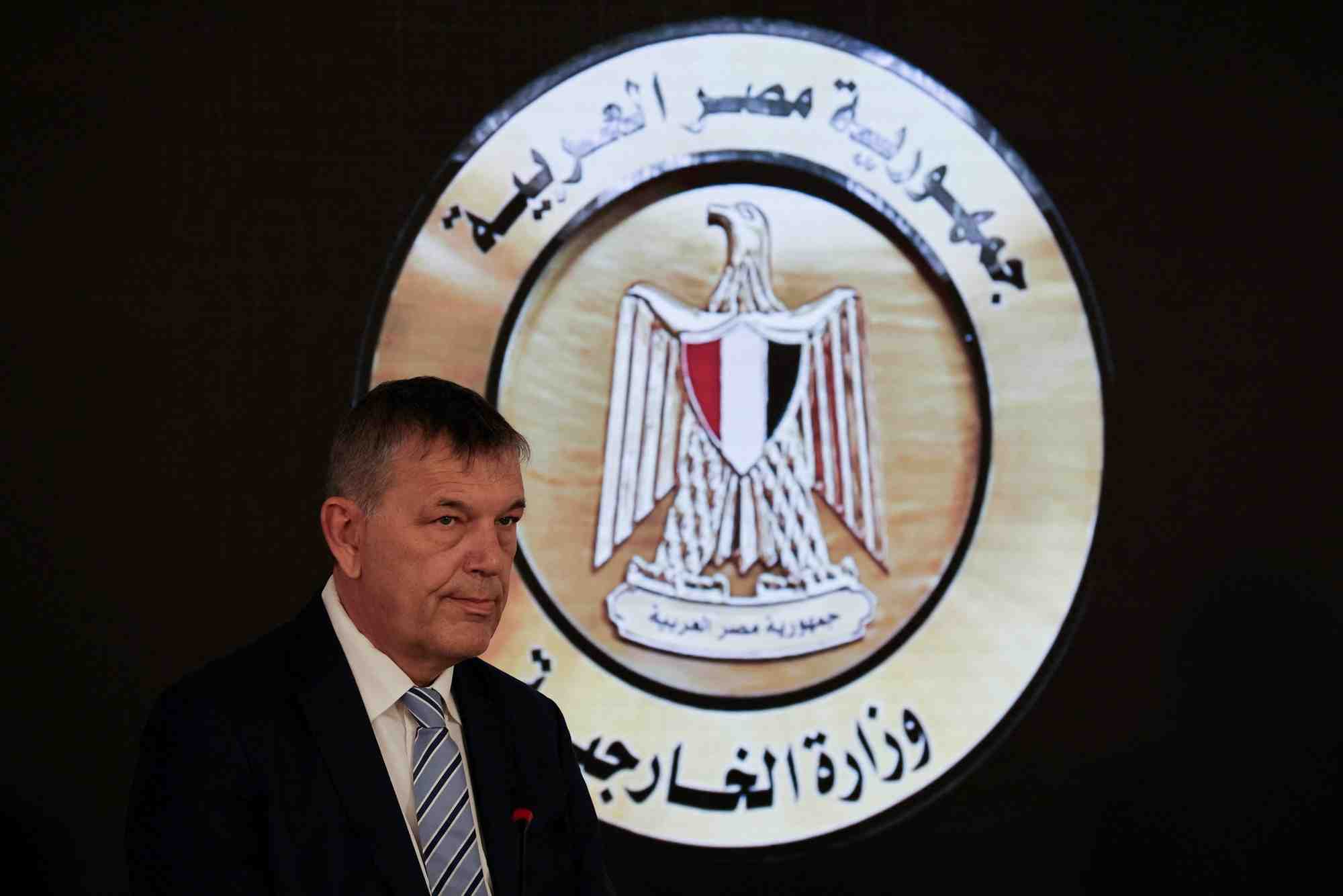 Le commissaire general de d'unrwa, philippe lazzarini