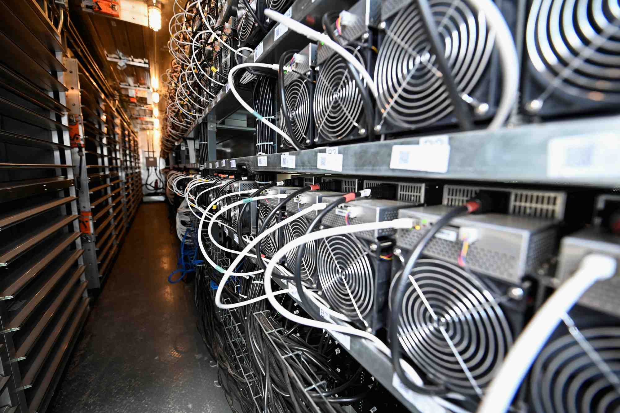 Une mine de cryptomonnaies aux etats-unis