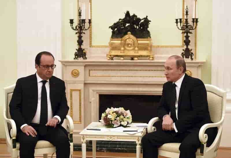 La france et la russie s'accordent pour partager des informations en syrie