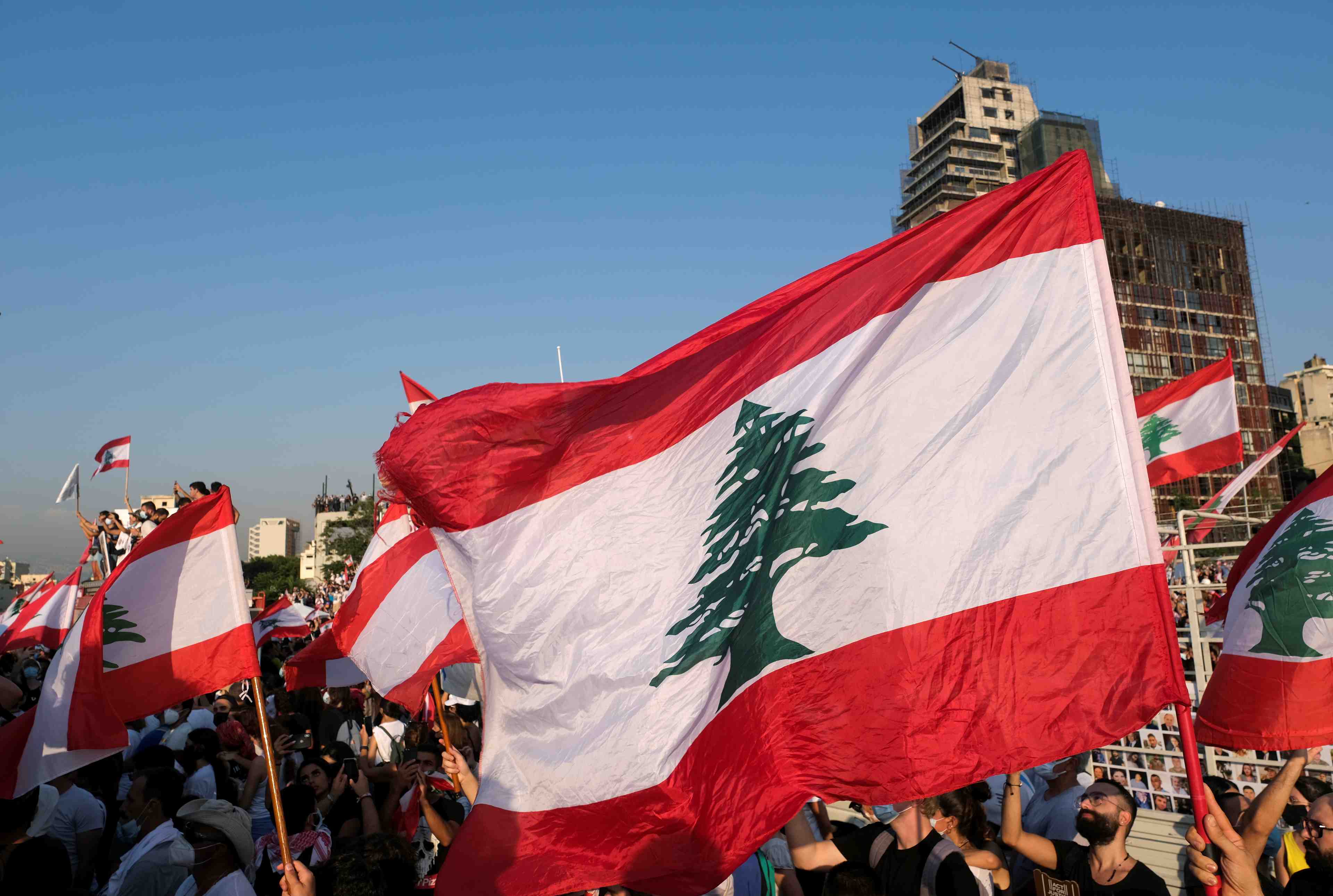 Liban: un an apres l'explosion a beyrouth, rassemblements pour demander justice
