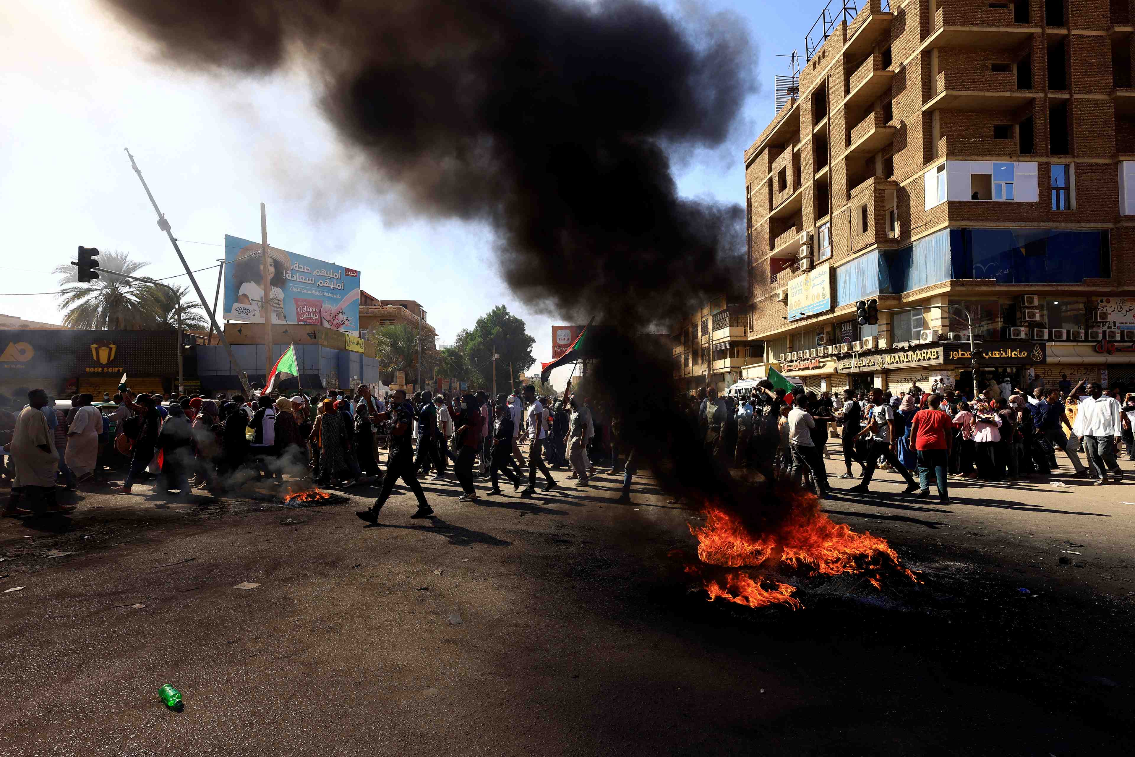 Soudan: trois personnes tuees lors de manifestations contre la junte