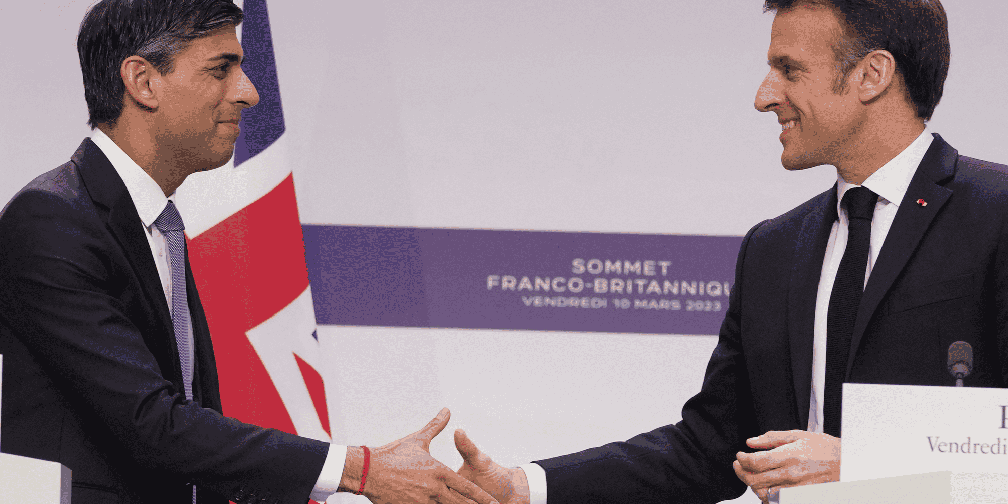 Rishi Sunak, Emmanuel Macron