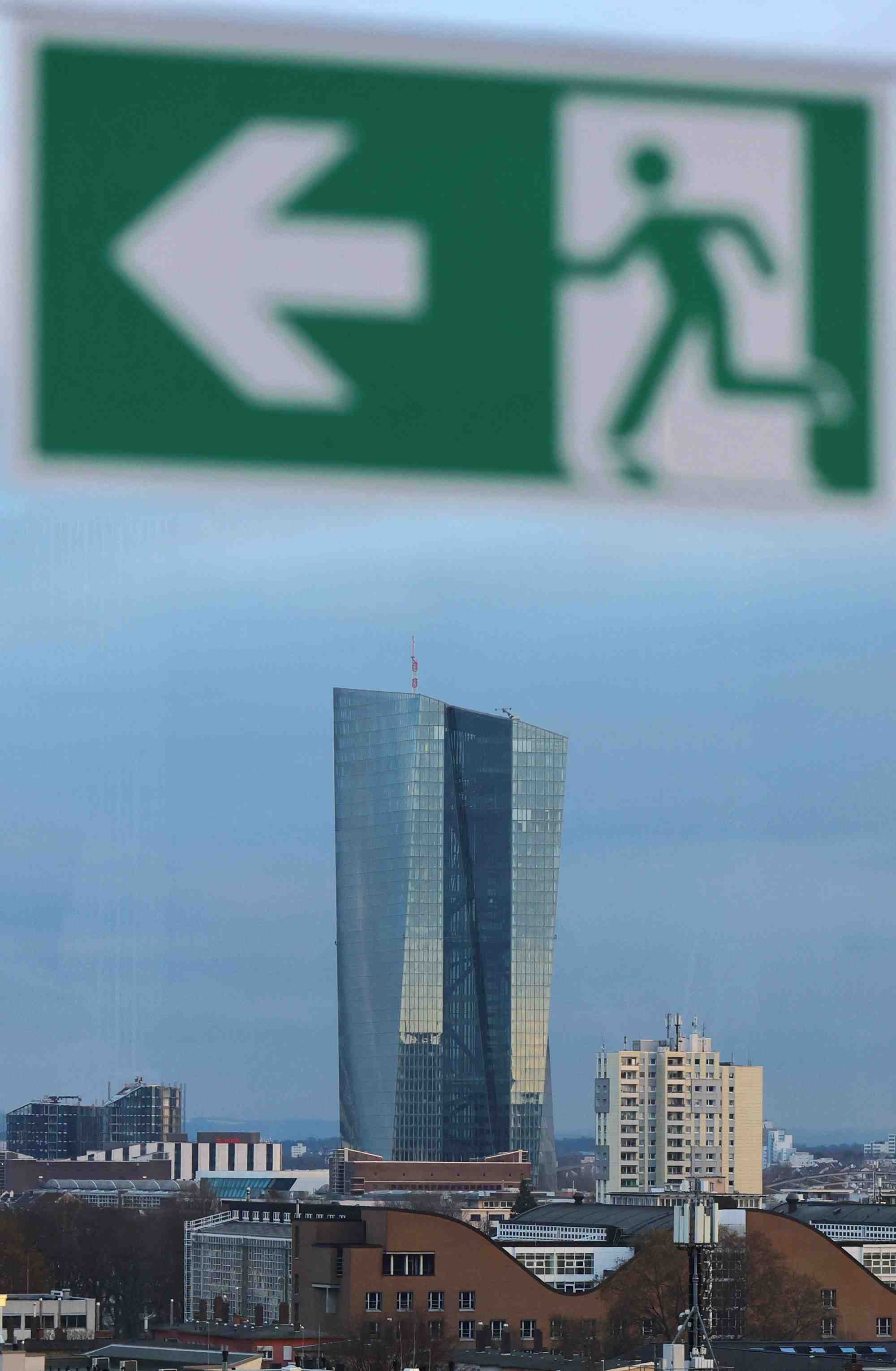 Decision sur les taux de la bce a francfort
