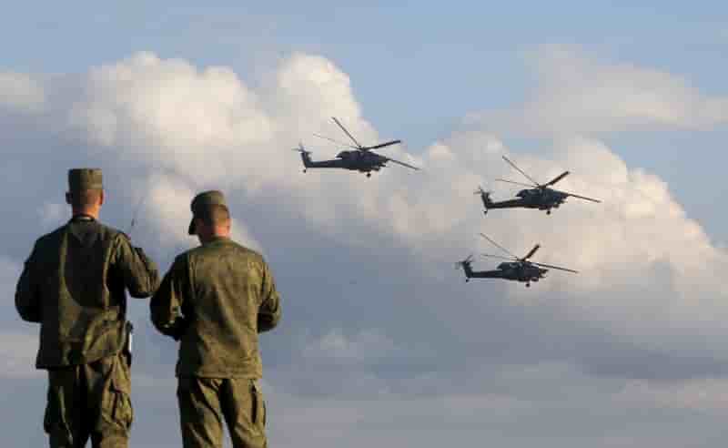 Crash d’un helicoptere russe en syrie