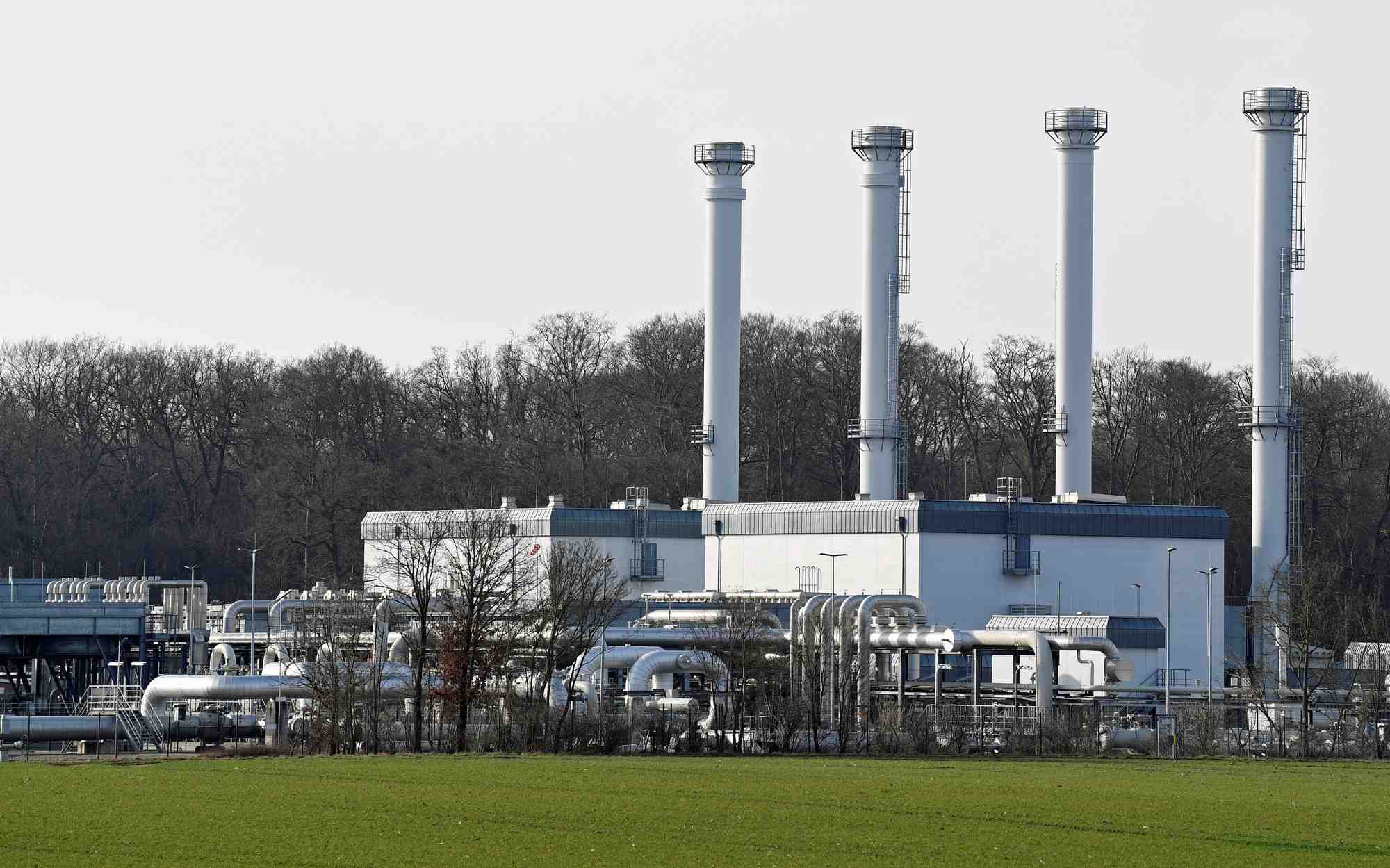 Photo d'archives du depot de gaz naturel d'astora a rehden, en allemagne