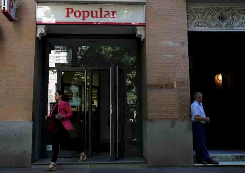 Banco popular avait demande des liquidites d'urgence