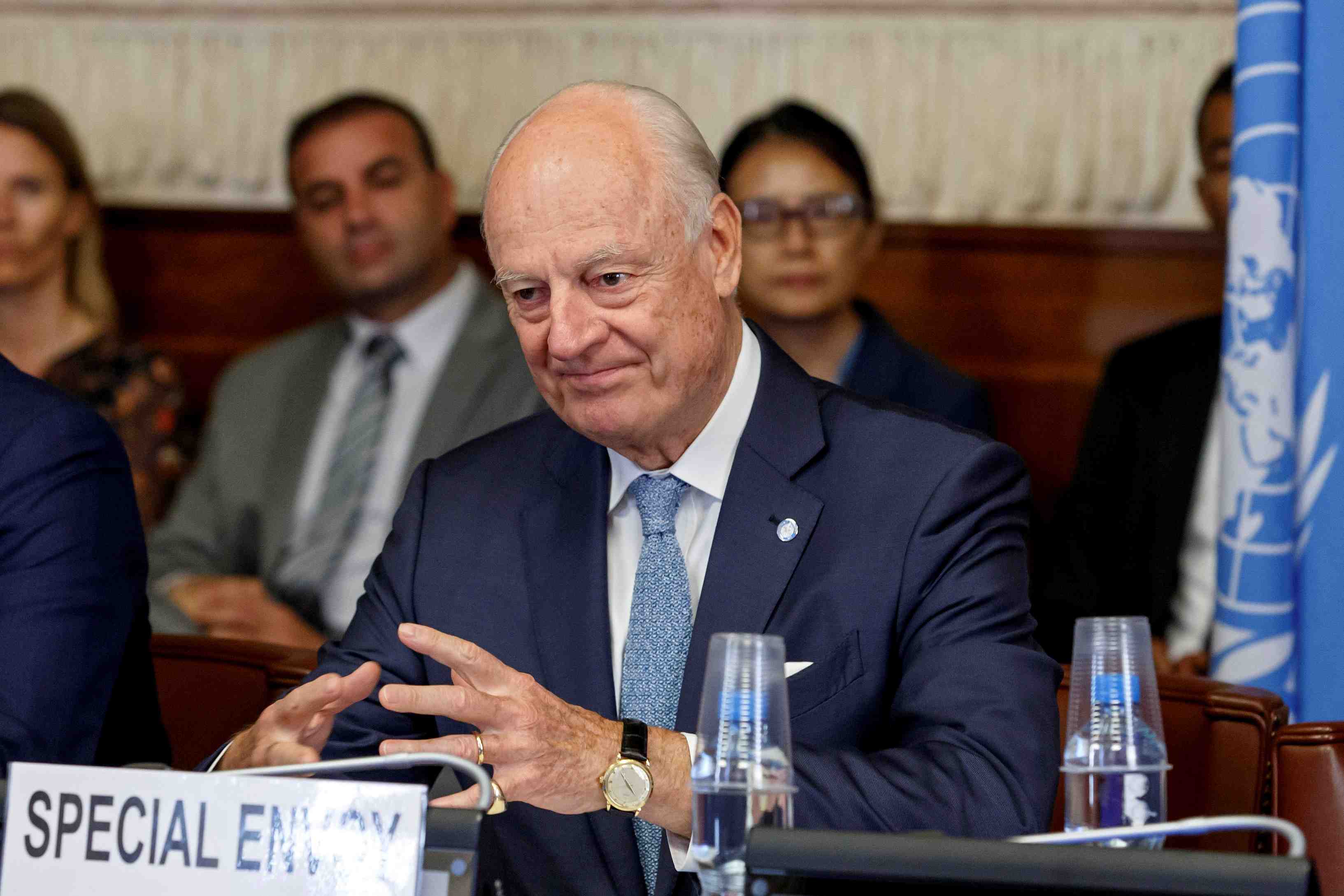 Staffan de mistura annonce qu'il demissionnera fin novembre