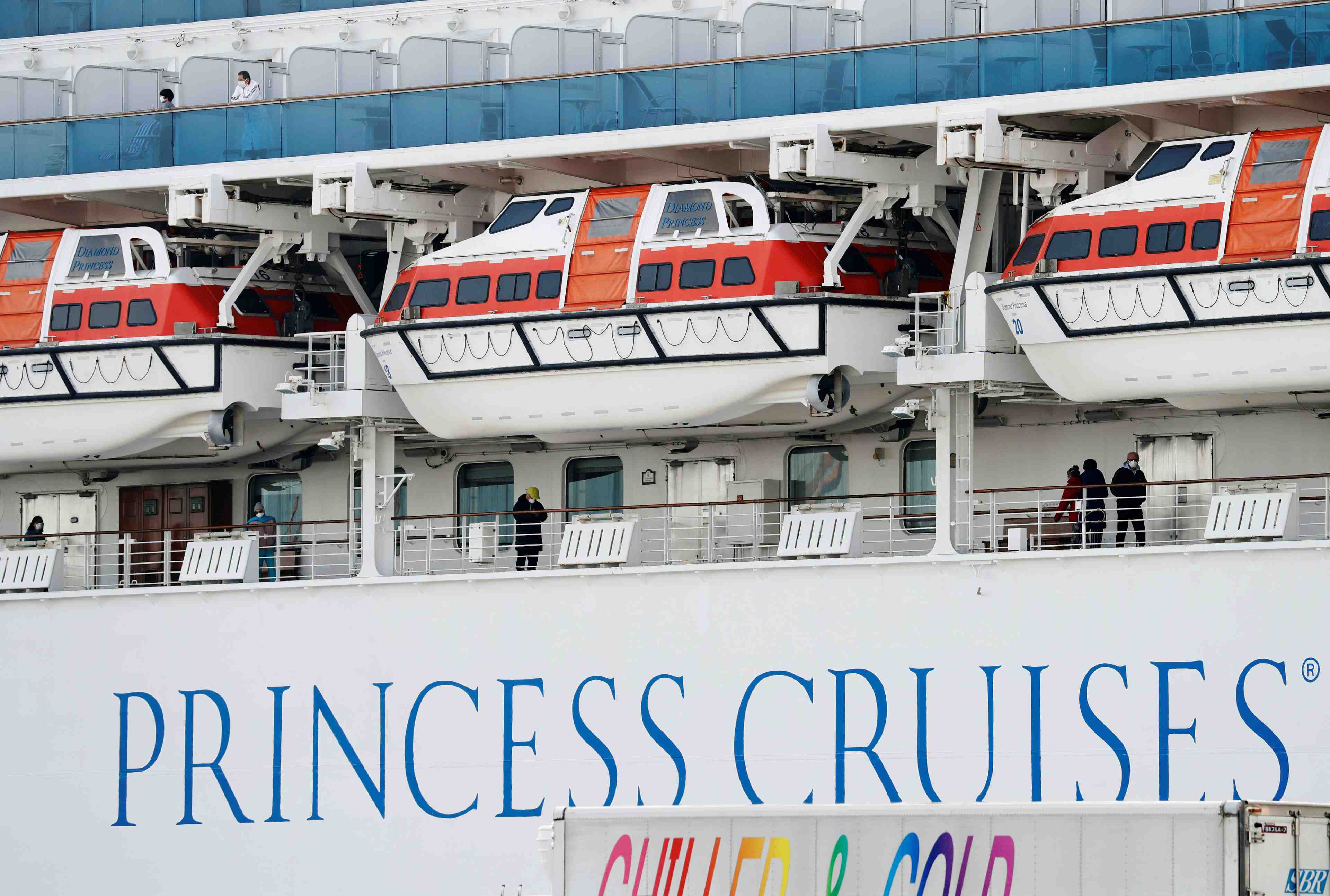 Trente-neuf nouveaux cas de coronavirus sur le bateau de croisiere au japon
