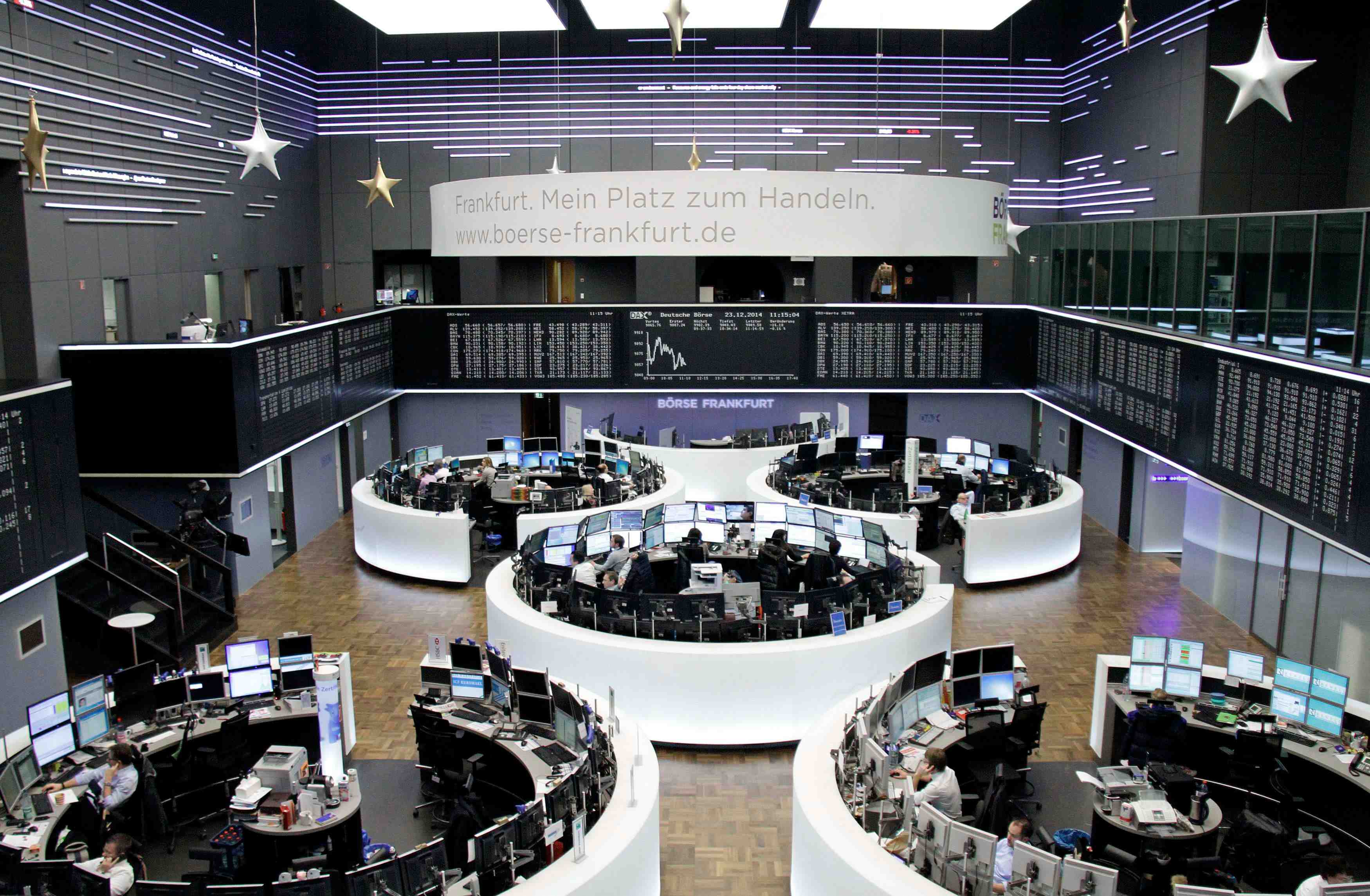 Les bourses europeennes en hausse apres le pib americain