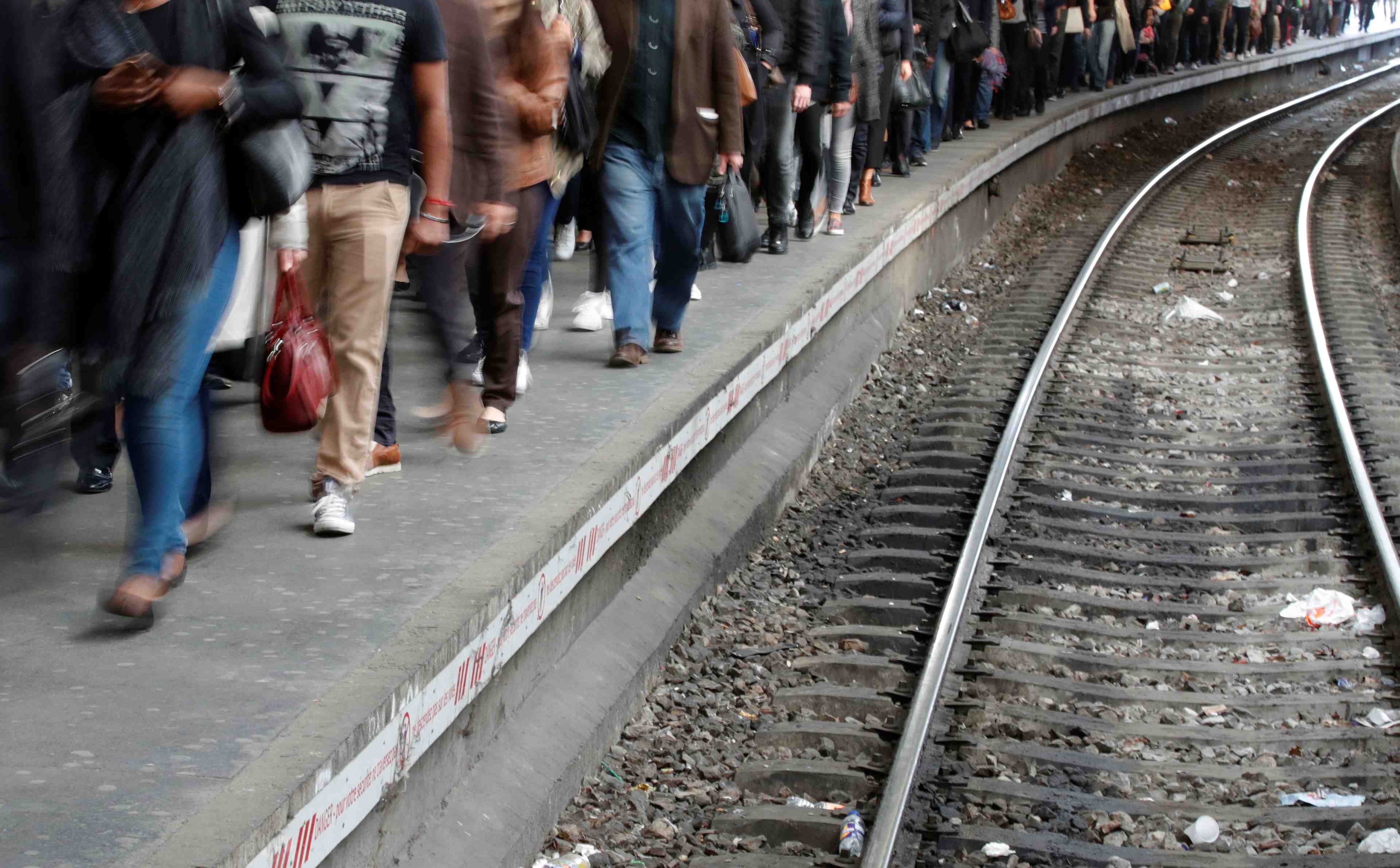 Rebond de la greve des cheminots a la sncf