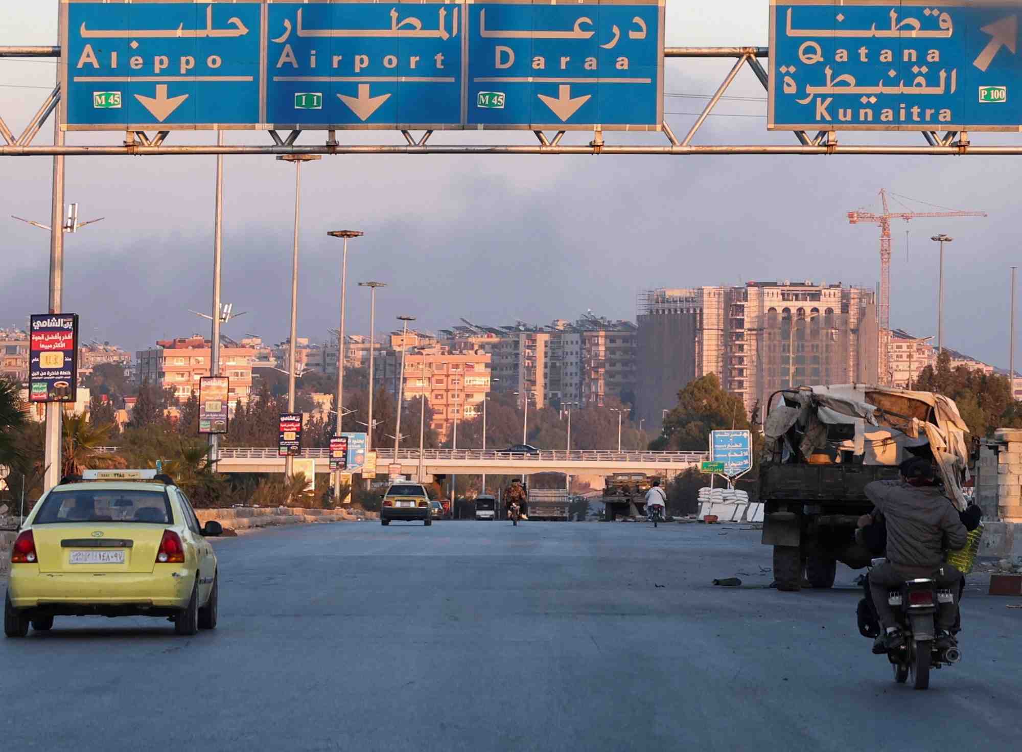 Les rebelles syriens ont annonce qu'ils avaient chasse le president syrien bachar al-assad, a damas