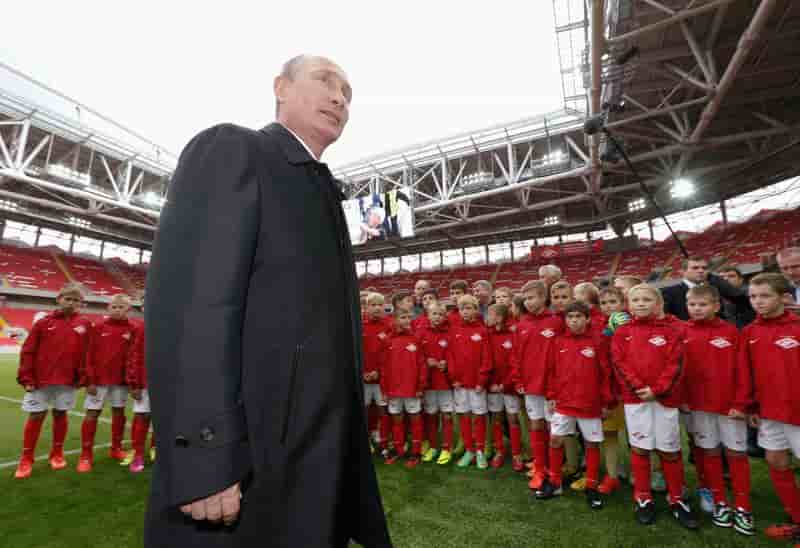 Mondial2018: Vladimir Poutine inaugure un stade à Moscou