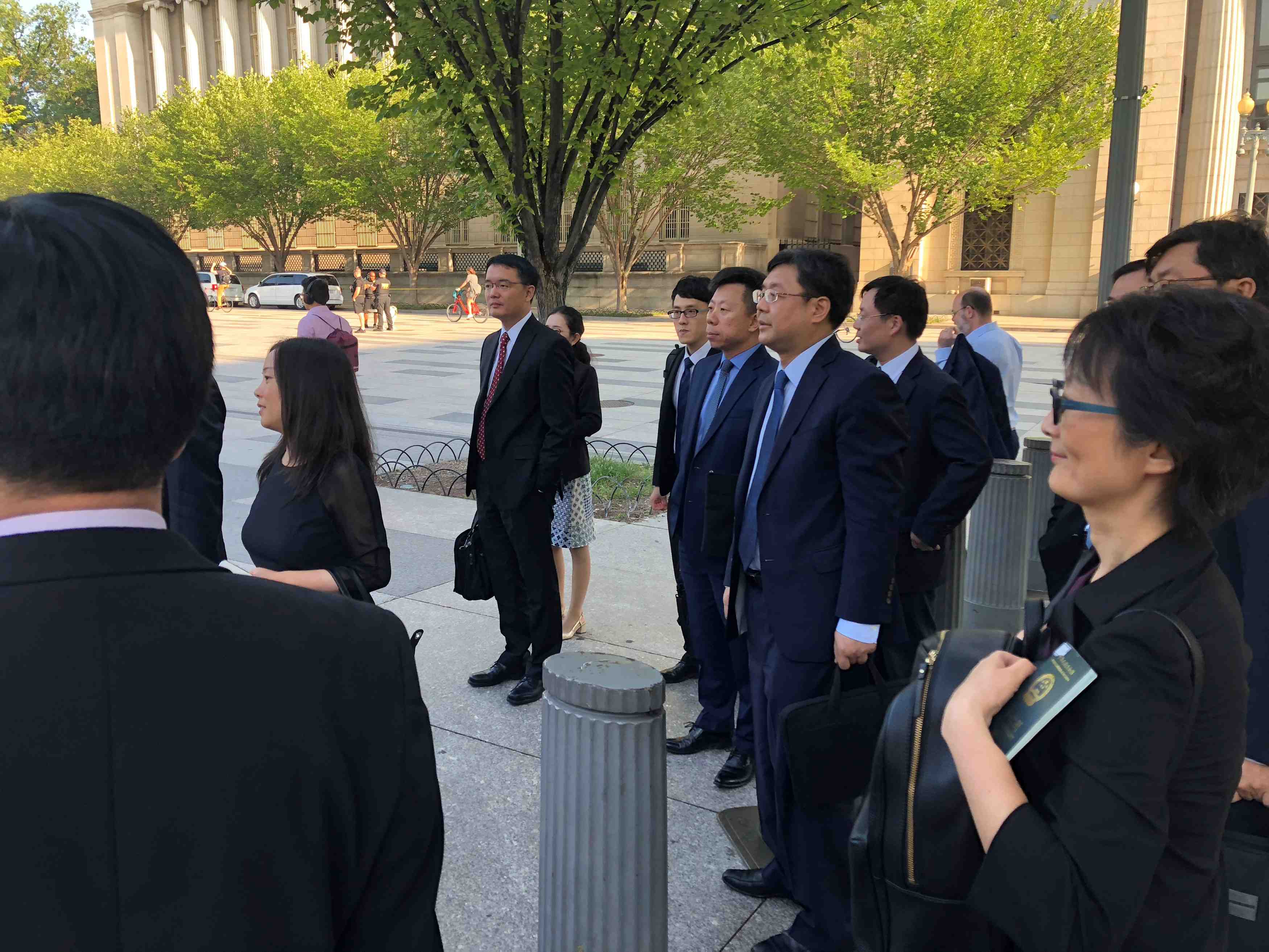 Fin des discussions commerciales sino-americaines a washington