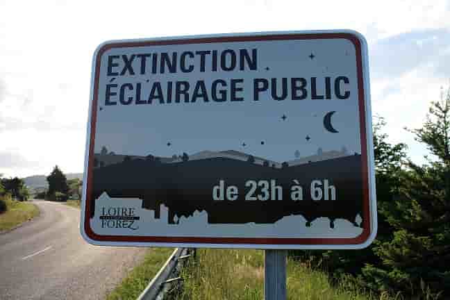 Extinction éclairage Loire Forez