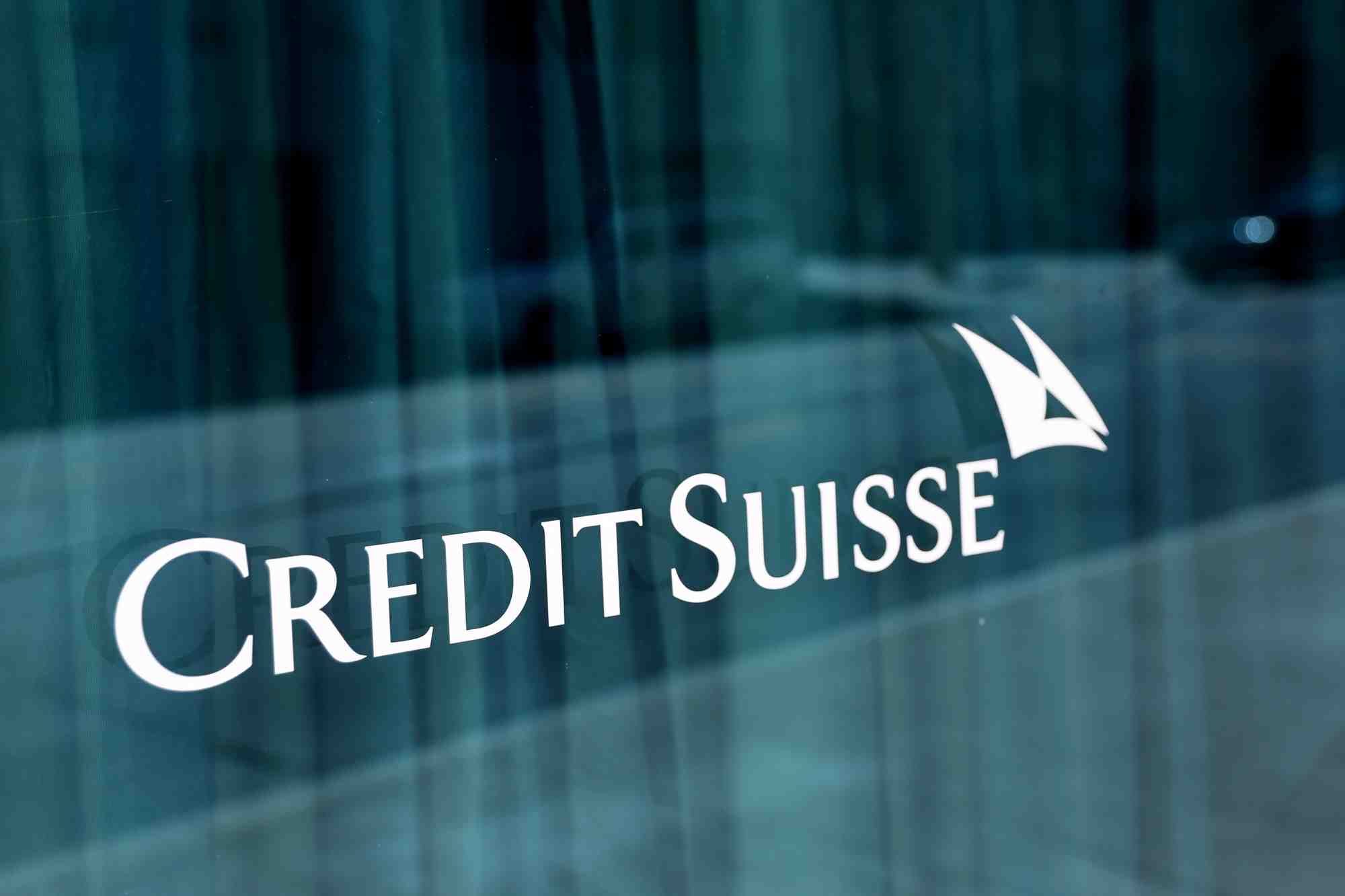 Le logo du credit suisse a geneve
