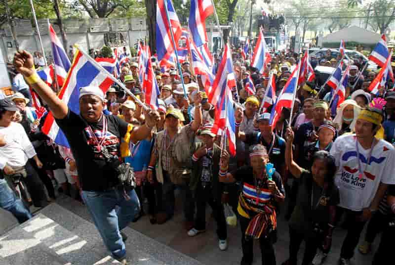 La contestation va rencontrer l'armée en Thaïlande