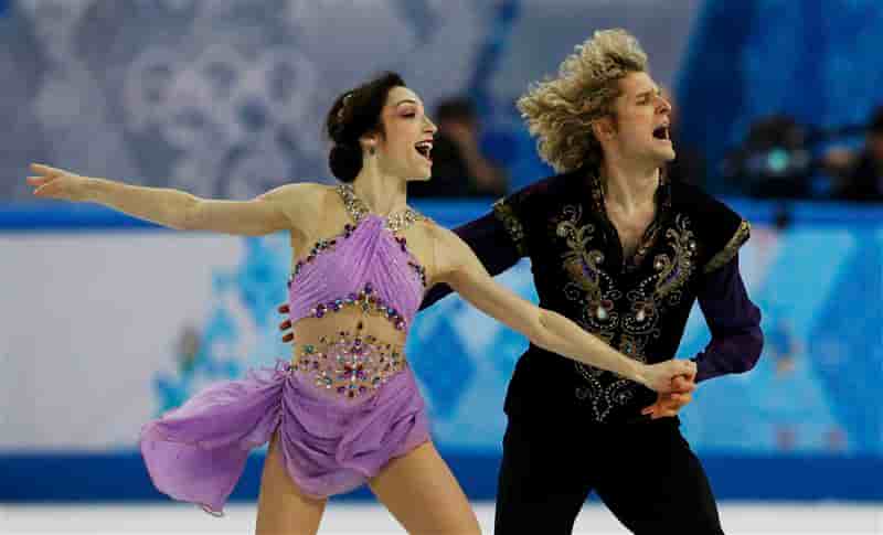 JO: les Américains sacrés en danse sur glace, les Français 4es