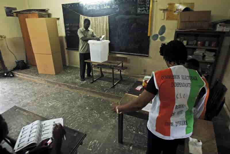 La cote d'ivoire aux urnes