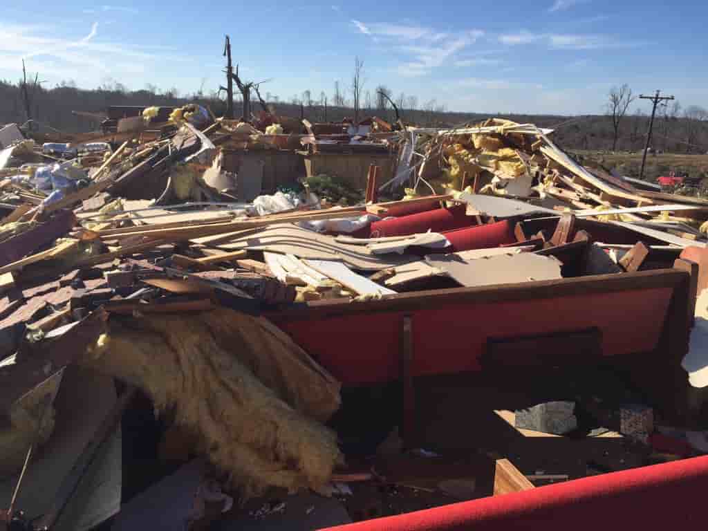 Tempetes et tornades balaient le sud des etats-unis
