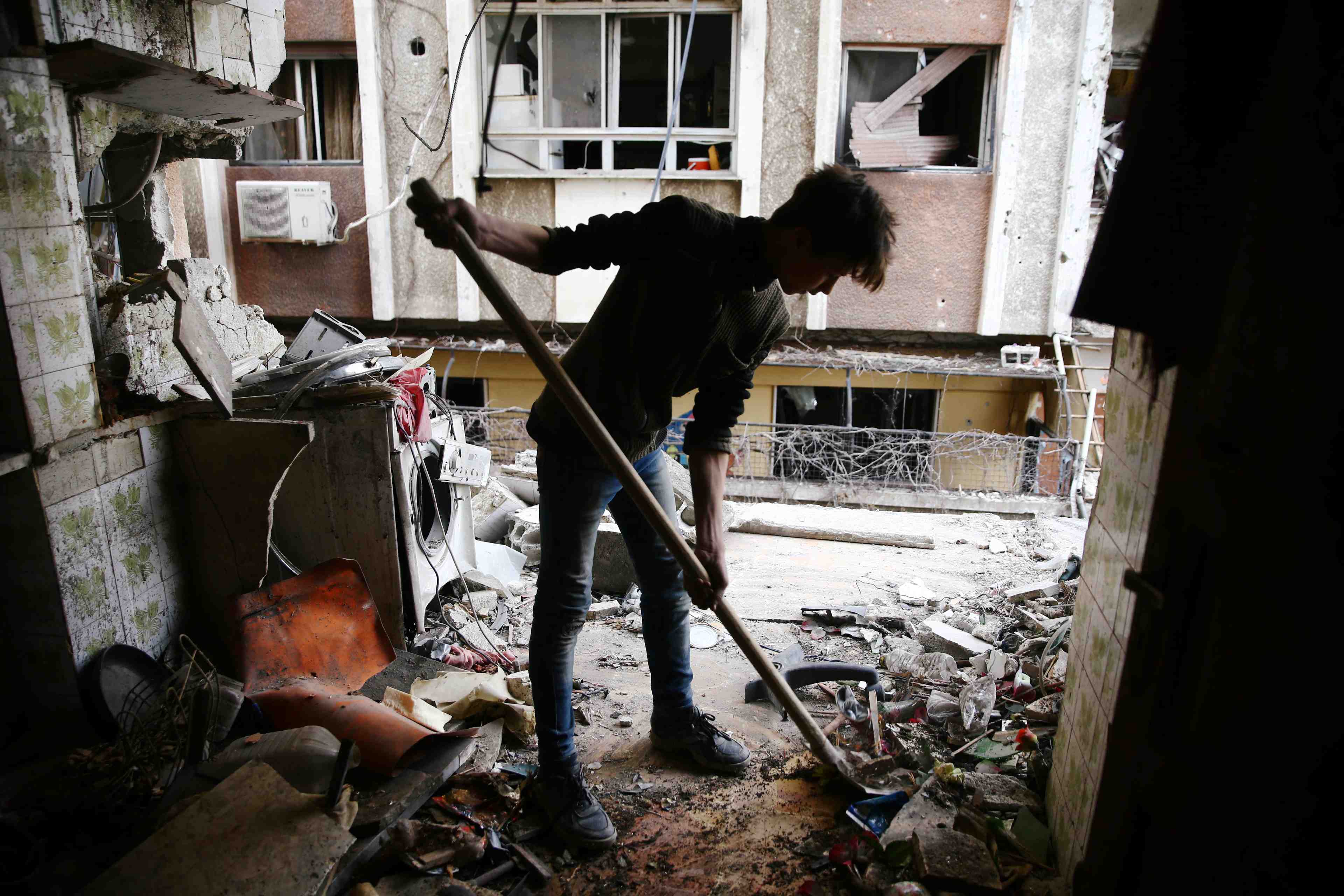 Une premiere treve entre en vigueur dans la ghouta orientale