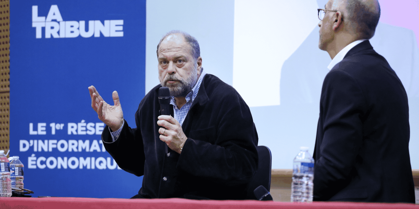Dialogue entre l'avocat E. Dupond-Moretti et J.-C. Gallo (La Tribune), lors de la masterclass organisée le 27 novembre à Montpellier Management