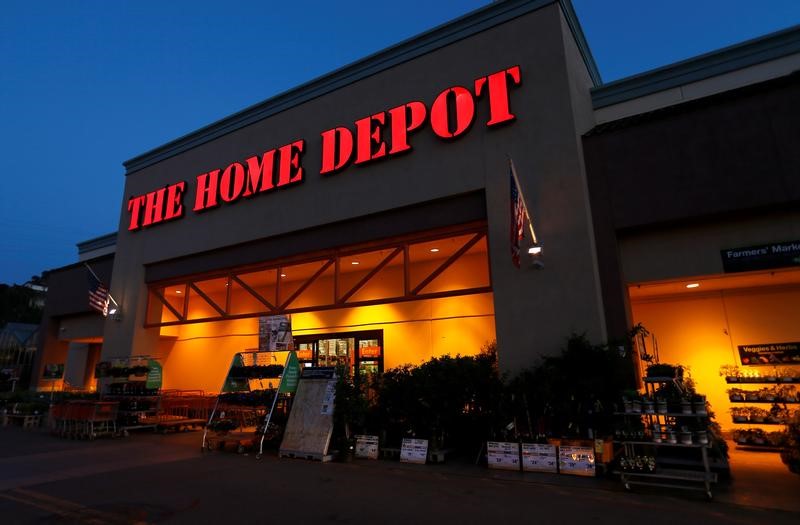 Home depot, des resultats meilleurs que prevu, le titre en hausse