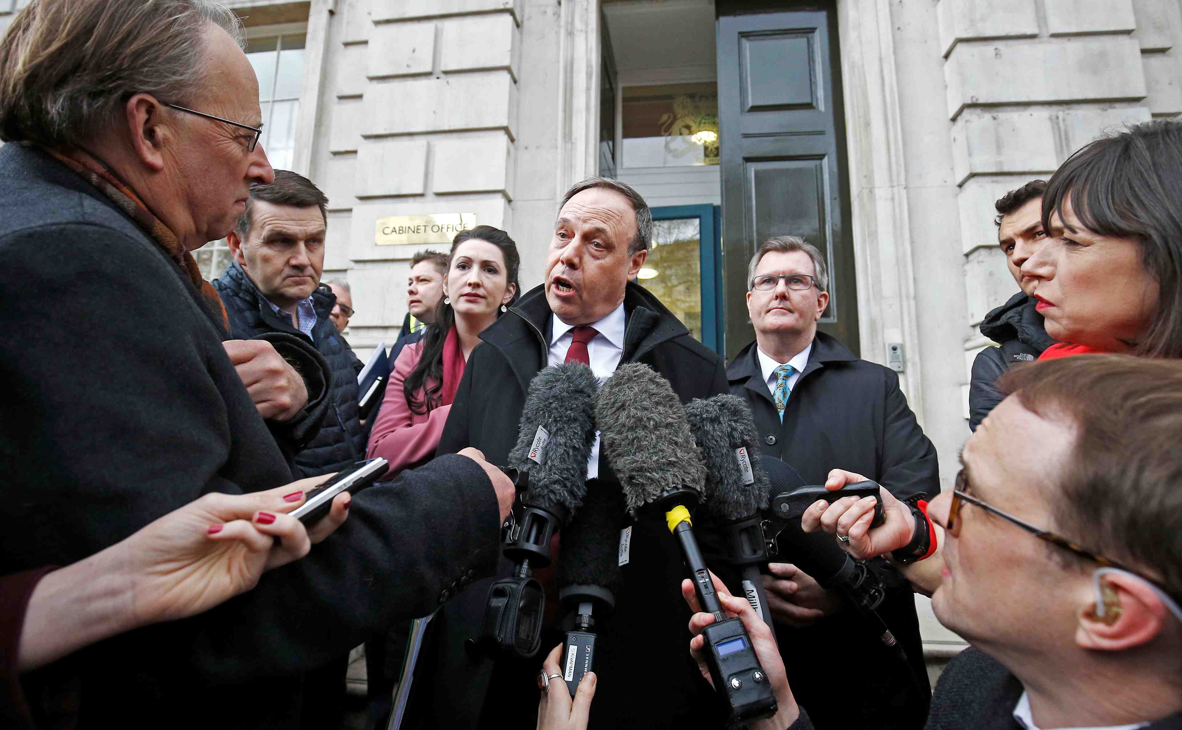 Brexit: le dup a eu de "bonnes" discussions avec le gouvernement