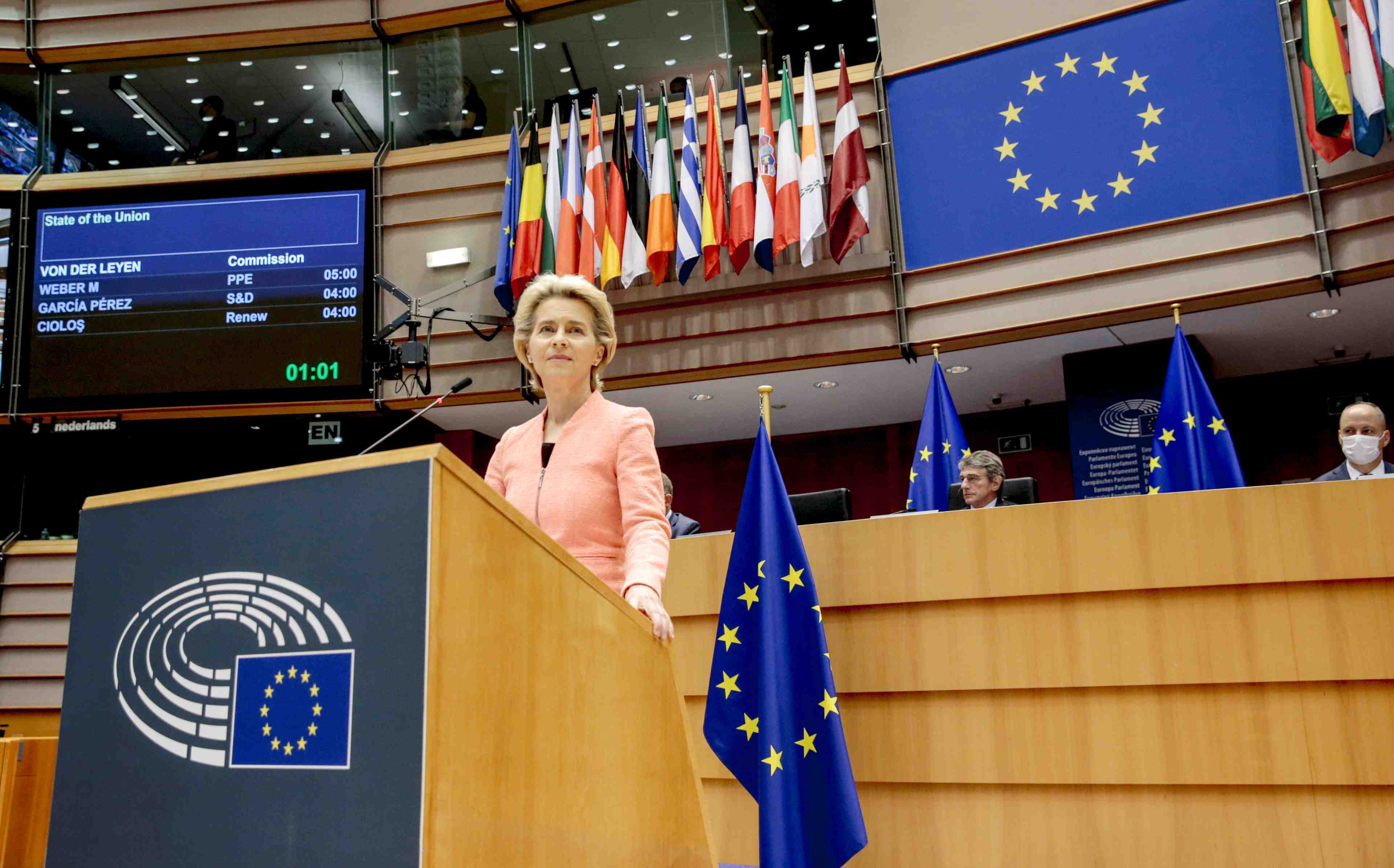 Ursula von der leyen plaide pour une ue plus unie face a la crise