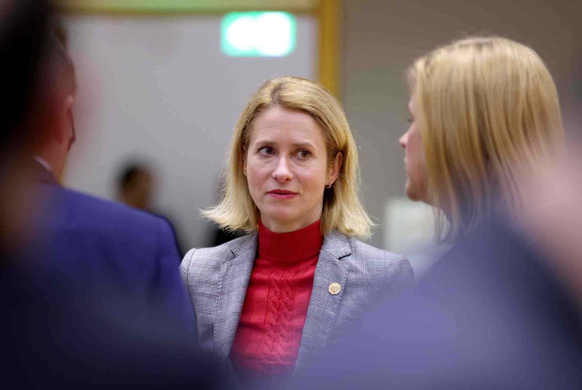 Photo de la premiere ministre estonienne, kaja kallas